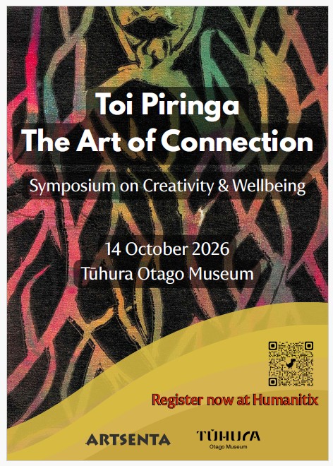 A poster publicising the details of the symposium